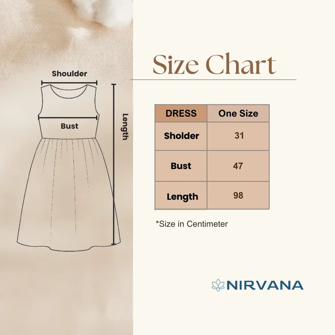 Lagoon Petal Handblock Kleid