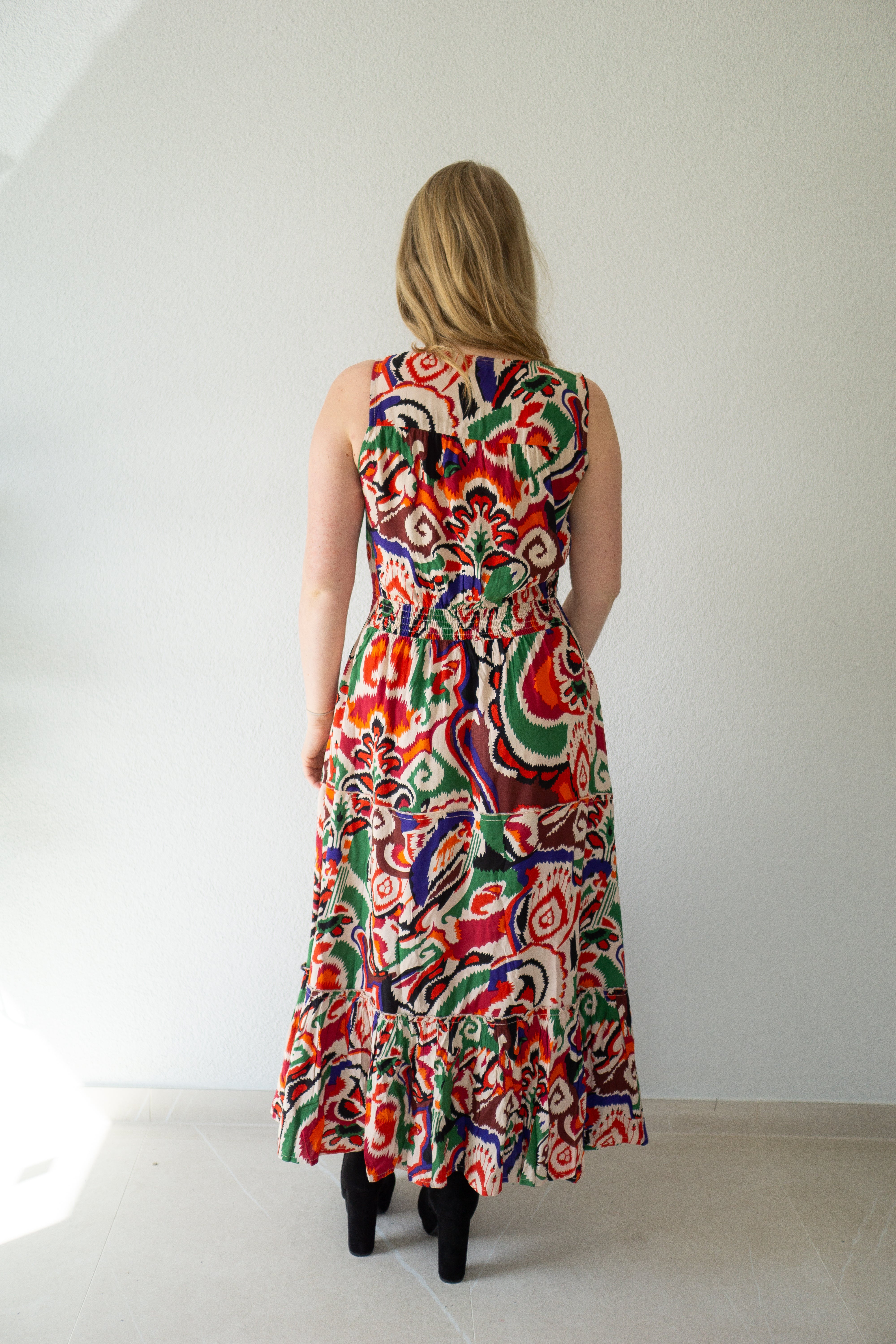 Lebendiges Fiesta Maxikleid