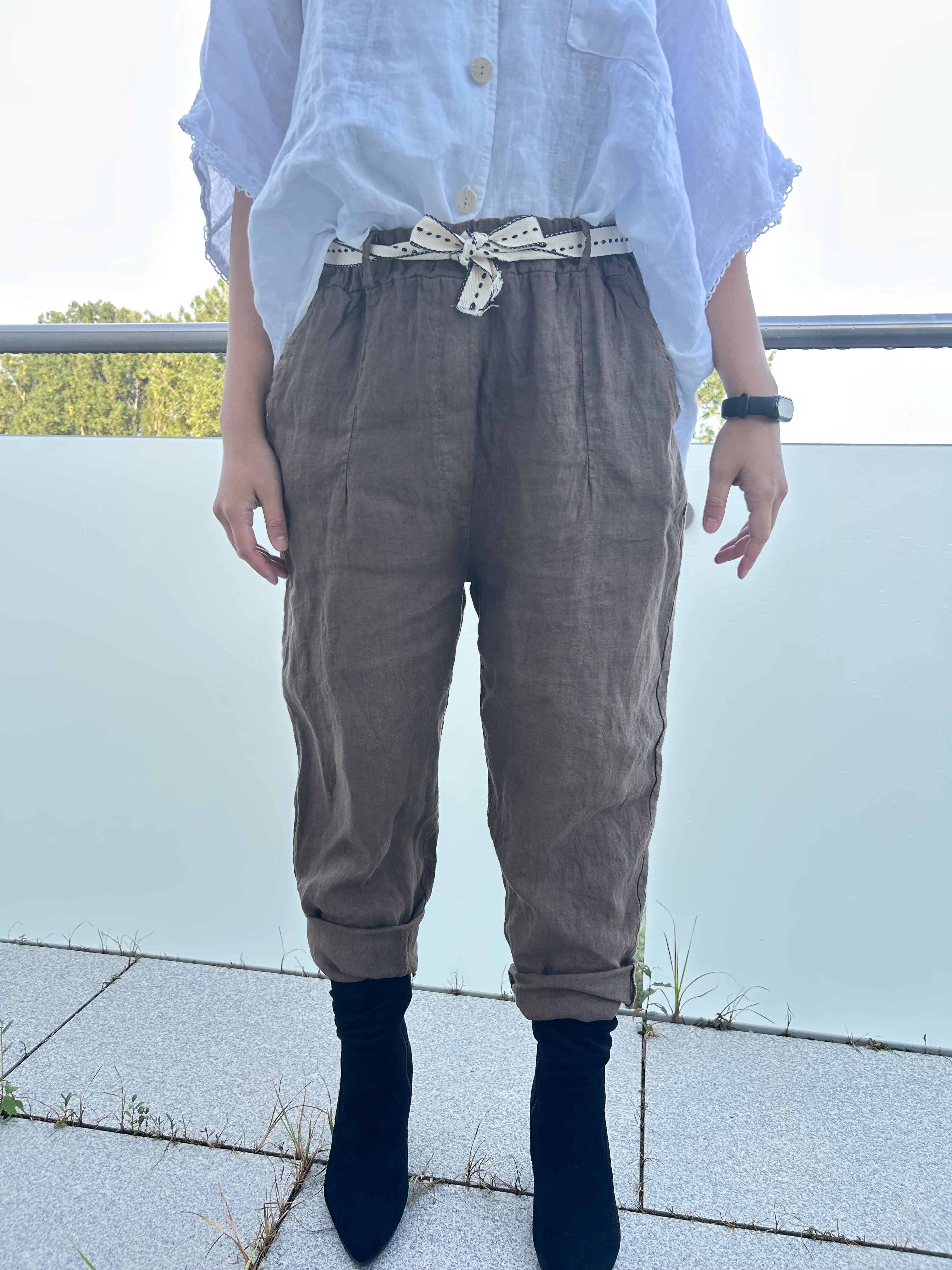 Earthstone Leinenhose